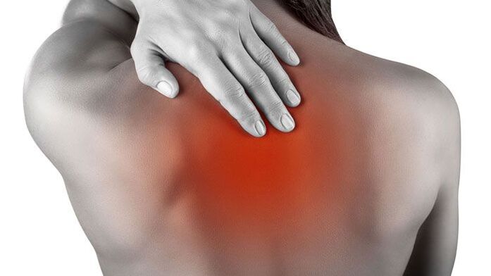 dolore dovuto all'osteocondrosi toracica